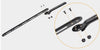 Universal Soundbar Bracket with Adjustable Arms Fits Displays 23" to 65" - Black