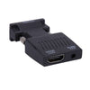 !     A     !    VGA Male to HDMI Female Video and Audio Converter - 1080P - Stereo Audio - USB Powered - Black, Converter, TGCP - TiGuyCo Plus