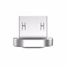 WSKEN Original Mini 1 et Mini 2 - Connecteur métallique magnétique MicroUSB pour Android - Argent 