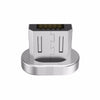 WSKEN Original Mini 1 and Mini 2 - MicroUSB Magnetic Metal Plug Connector for Androids - Silver