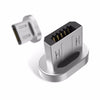 WSKEN Original Mini 1 et Mini 2 - Connecteur métallique magnétique MicroUSB pour Android - Argent 