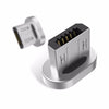 WSKEN Original Mini 1 and Mini 2 - MicroUSB Magnetic Metal Plug Connector for Androids - Silver