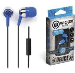 Wicked Audio "Deuce" Earbuds with Microphone - Various Colors