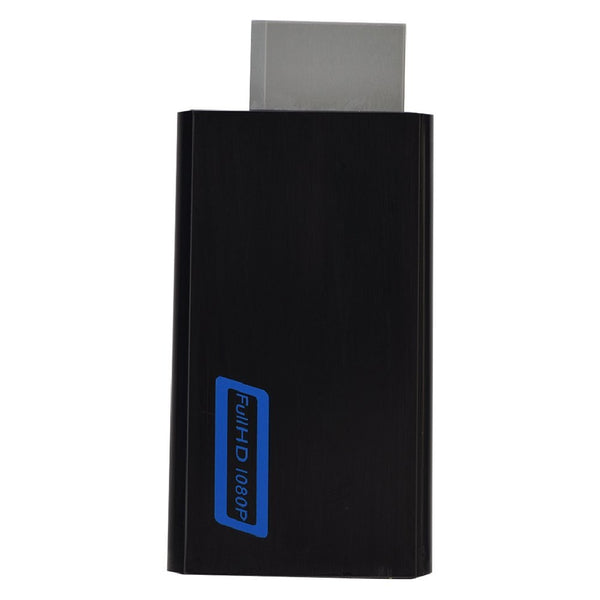 !     A     !    Wii to HDMI 1080P Converter - Full HD for Wii To HDMI Adapter with 3.5mm Audio Output - Black, Video Adapter, TGCP - TiGuyCo Plus