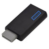 !     A     !    Wii to HDMI 1080P Converter - Full HD for Wii To HDMI Adapter with 3.5mm Audio Output - Black, Video Adapter, TGCP - TiGuyCo Plus