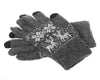 Winter Touch Gloves for Capacitive Touchscreen Devices - Light Grey, Red or Dark Grey