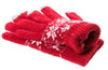 Winter Touch Gloves for Capacitive Touchscreen Devices - Light Grey, Red or Dark Grey