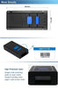 Wireless Auto Sense Mini Pocket Laser Barcode Scanner - Bluetooth 4.0 - 1D CCD - Windows - Android - iOS - OS System