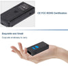 Wireless Auto Sense Mini Pocket Laser Barcode Scanner - Bluetooth 4.0 - 1D CCD - Windows - Android - iOS - OS System