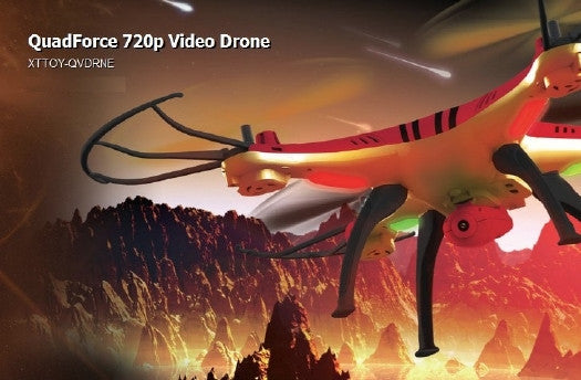XTREEM QuadForce 720p Video Drone