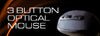 XTREME 3 Buttons Wireless Optical Mouse - 2.4 GHz with NANO Receiver - Black