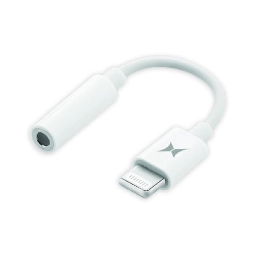 XTREME 8-Pin to 3.5mm Audio Auxiliary Adapter - White