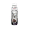 Xtreme In-ear Noise Isolation Audio Earbuds - Wired - 3.5mm - White or Black