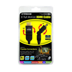 6 ft. Xtreme Full Motion HDMI Cable - Black
