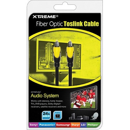 6' Xtreme Fiber Optic Toslink Cable - 73506, Audio Cables & Interconnects, Xtreme - TiGuyCo Plus