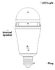 iLIVE Wireless Speaker and LED Light Bulb - ILED75W, Speakers, iLIVE - TiGuyCo Plus