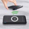 iTek by SoundLogic - High Speed Charging Universal Wireless Qi Charger with 6000mAh Dual Power Bank - Black -  WCPB-6/1101